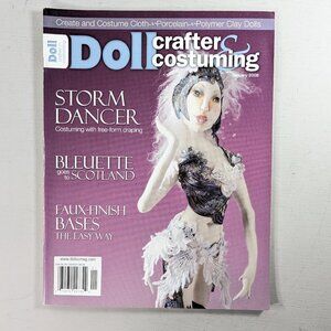 Doll crafter and costuming magazine Jan 2008, doll making magazine